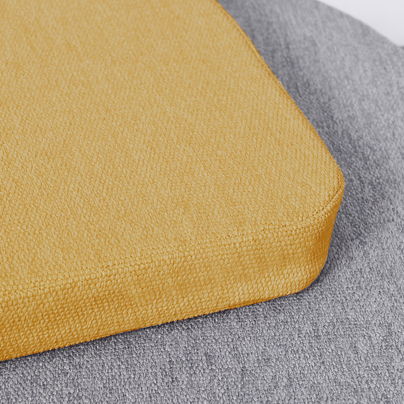 Coussin de siège d'intérieur 1,5 po, Jaune