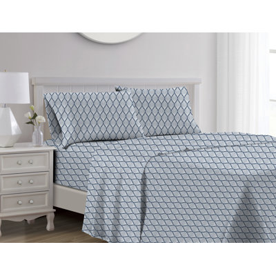 100% Cotton Geometric Sheet Set