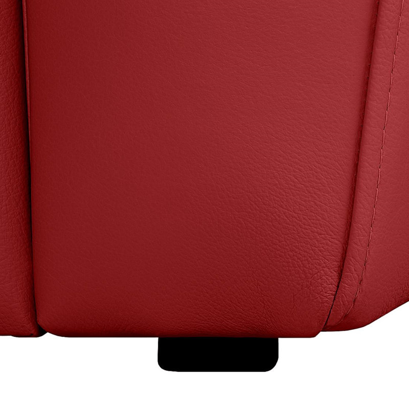 Heppman 3 Seater Sofa Bed, Red