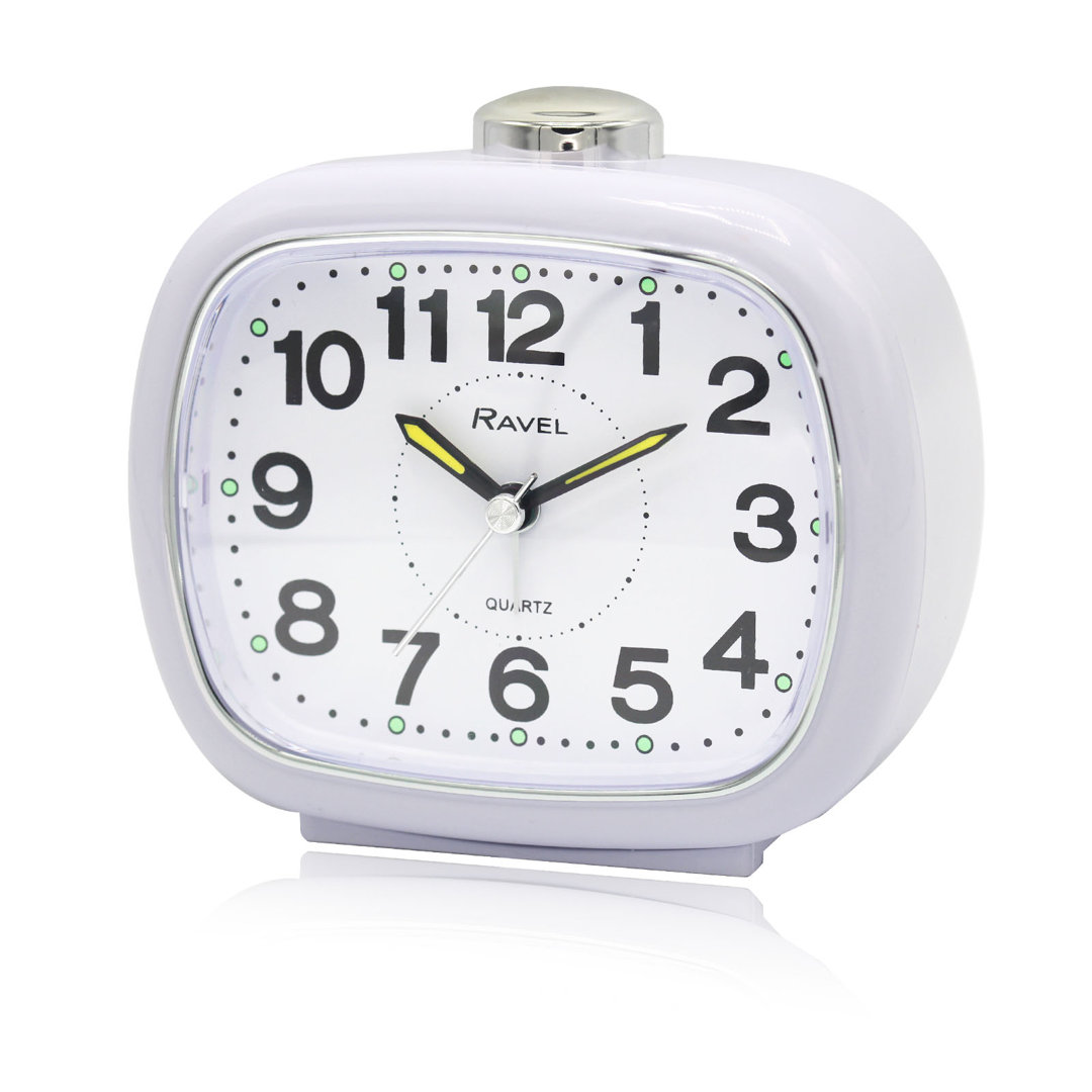 Analogue Quartz Movement / Crystal Alarm Tabletop Clock