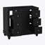 Meuble-lavabo noir 36 po (lavabo non inclus)