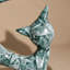 Abstract Cat Sculpture Figurine, Marble-Look Resin Art Statue for Home Decor – Bookshelf, Desk & Coffee Table Accent-972647499