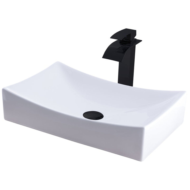 Lavabo de salle de bain, Blanc