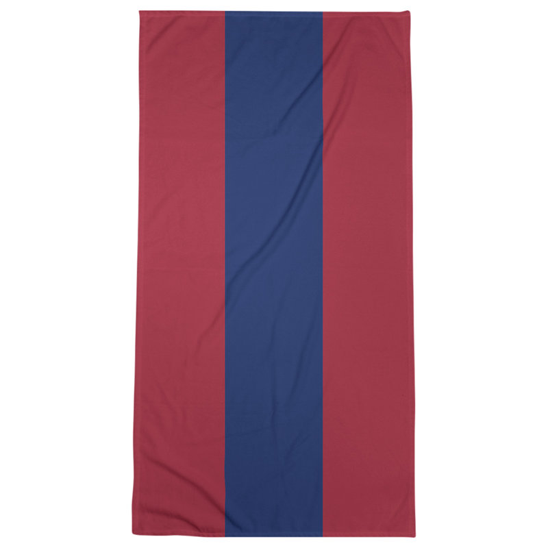 Beach Towel, Red/White
