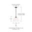 Luminaire suspendu simple 1 lumière Empire-43232529
