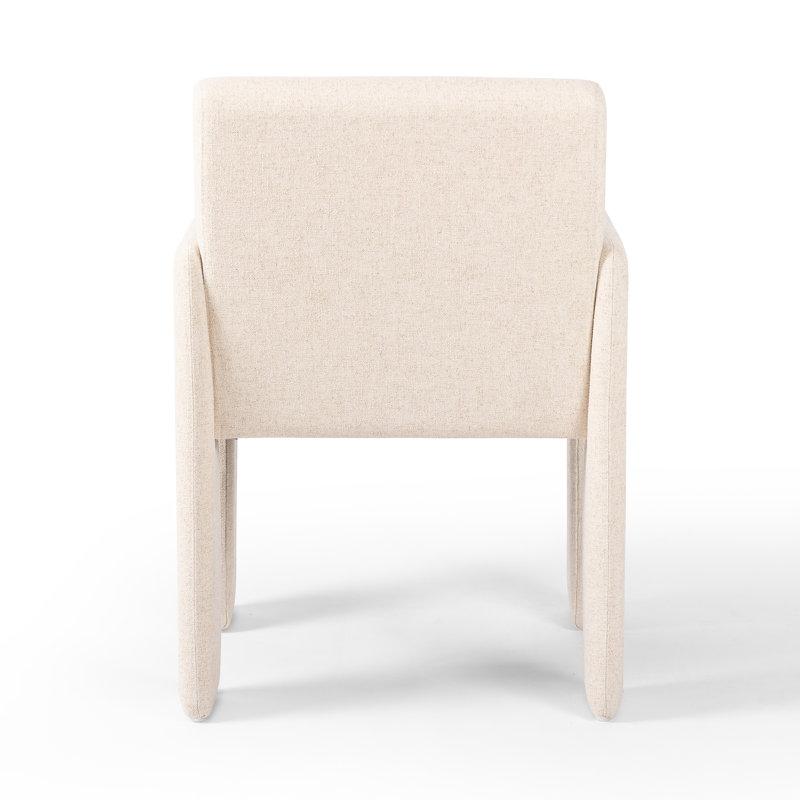 AMUR DINING ARMCHAIR-OSTEND NATURAL, Linen Antwerp Natural
