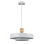 Luminaire suspendu scandinave à 1 lumière avec accents en bois 1 lumière-619977260