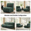 Canapé modulaire en chenille 3 pièces 84 po Shalon-649975753