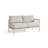 Torland 88'' Wide Aluminum Patio Sectional with Cushions-1534190844