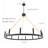 Madalyn 12 - Light Candle Style Wagon Wheel Chandelier-182085577