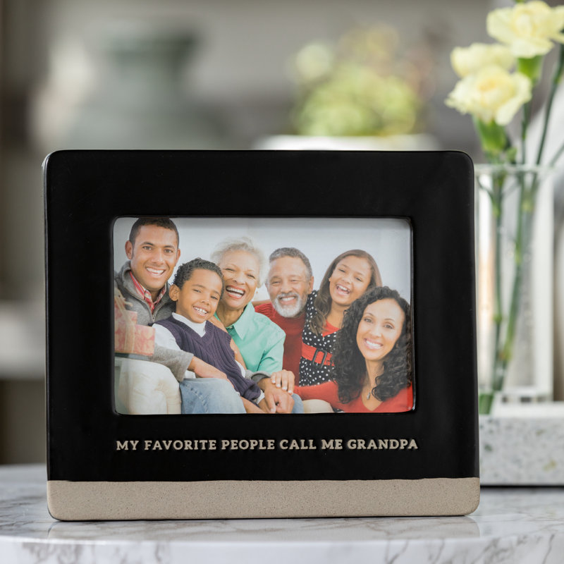 Black Ceramic Picture Frame