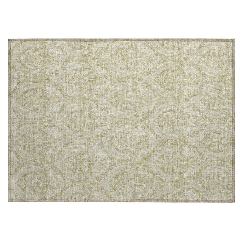 Tapis intérieur lavable antidérapant 2 pi x 3 pi vert clair