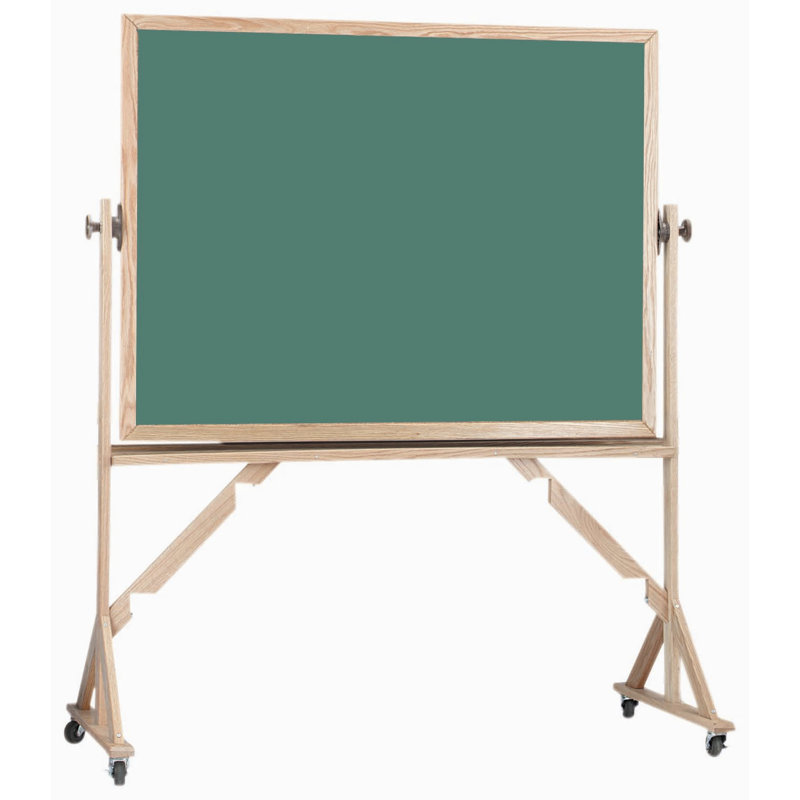 Freestanding Chalkboard Reversible Chalkboard, 4' H x 6' L