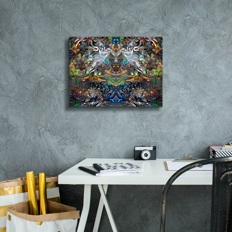 'Khepri' by Pedro Gavidia, Canvas Wall Art, 12" H x 16" W x 0.75" D