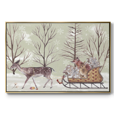 Christmas Time II, toile tendue avec châssis