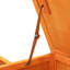 Lapin orange avec espace de détente - plateaux amovibles et pratiques amovibles, toit imperméable, nid de jeu, grand espace pour animaux de compagnie, 4 roulettes