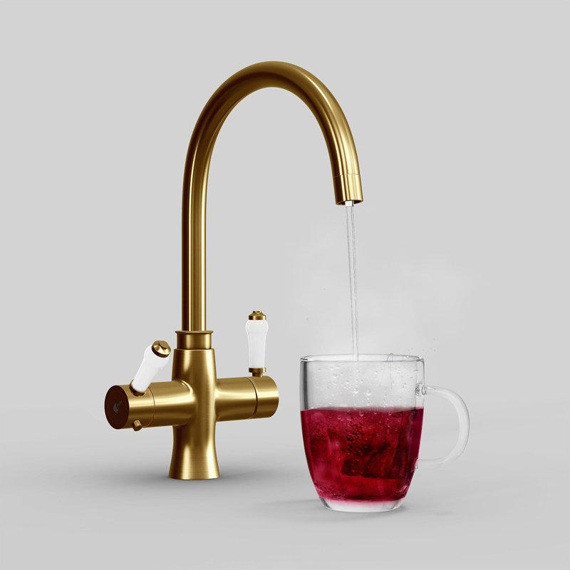 Fohen Touch Kitchen Faucet, Brushed Gold