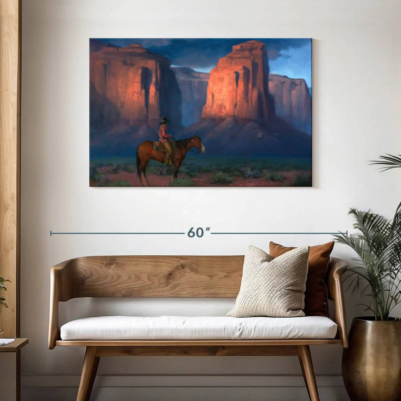 Lelar le charme de Monument Valley, H 30 po x l 45 po