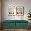 Banc moderne avec repose-pieds rembourré avec compartiment de rangement dissimulé, plateau rabattable et base en bois naturel-838181369-838181375