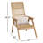 Anyston Solid Teak and Wicker Outdoor Lounge Chairs-1364449644