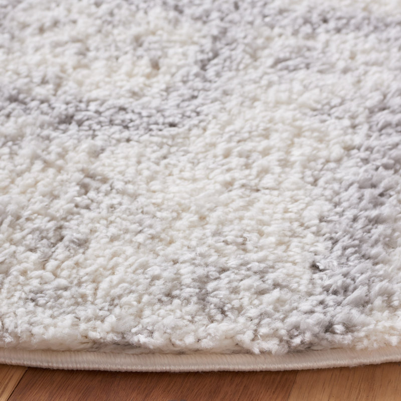 Tapis ivoire / gris Blagota, Rectangle 8 pi x 10 pi