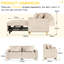 2 Seater Linen Sofa Bed-1907410475