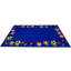 Tapis de classe rectangulaire « Jardin de l'alphabet » de KidCarpet.com, 122 x 183 cm-248198177