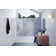 Vela 28.5 in. x 58.25 in. Frameless Single Fixed Bath Panel