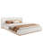 Upholstered Bed Frame With Wingback Headboard-1761902674