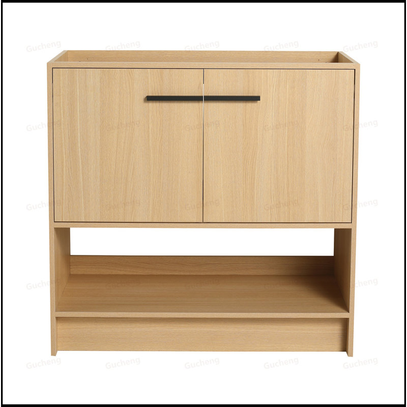 36"Bathroom Vanity Excluding Sink, Oak, 36"