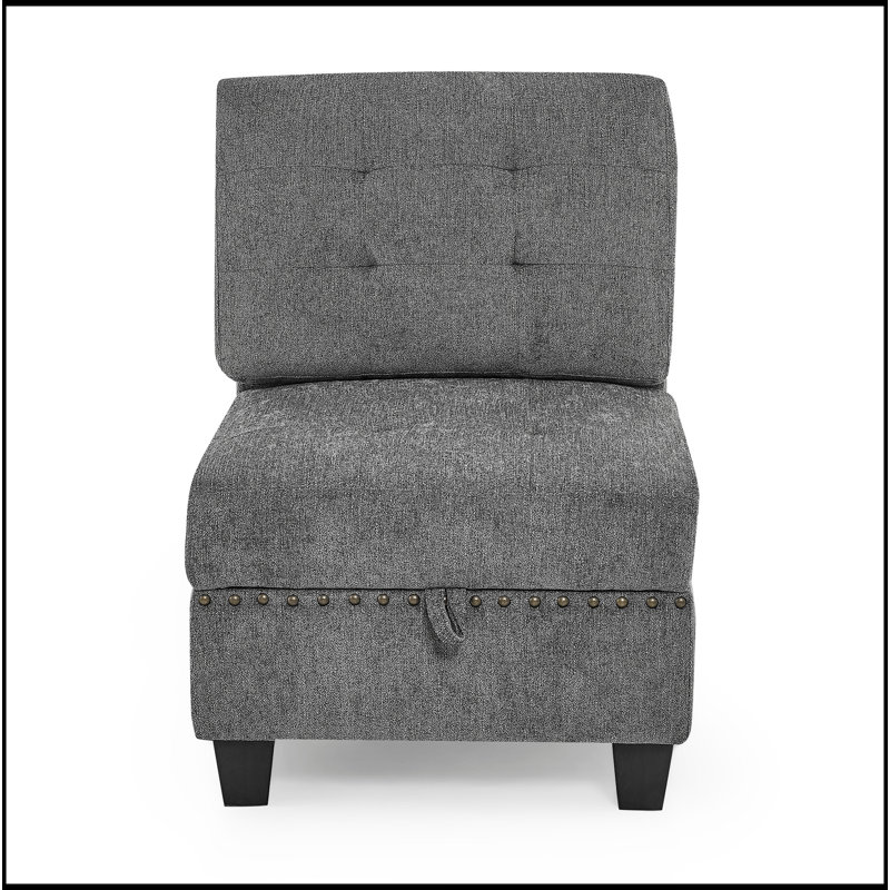 Luxurious U Shape Modular Sectional Sofa,DIY Combination,Includes Two Single Chair ,Two Corner And Two Ottoman