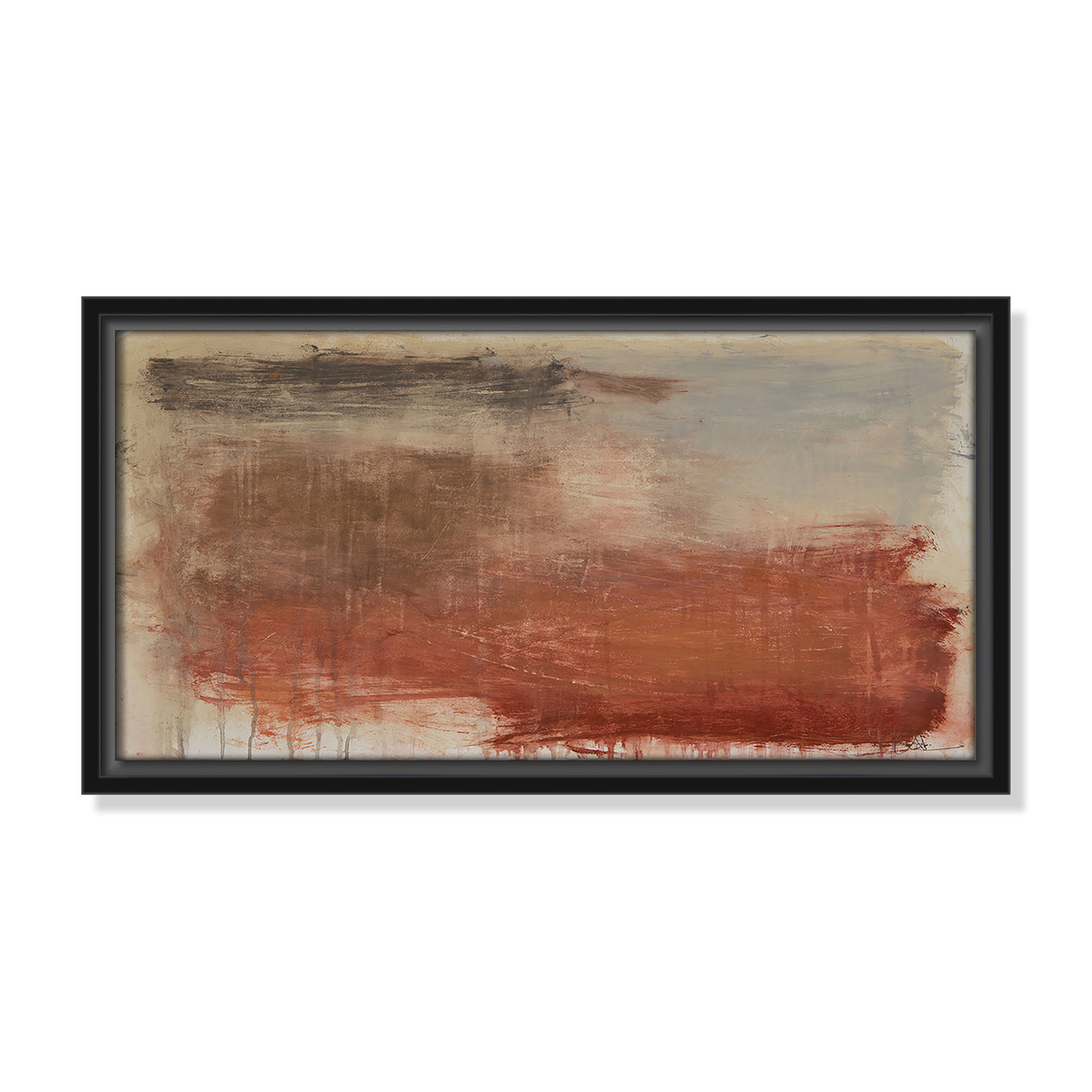 Colin "Autumn Over The Riviera" Print, 9.5" H x 17.5" W, Black
