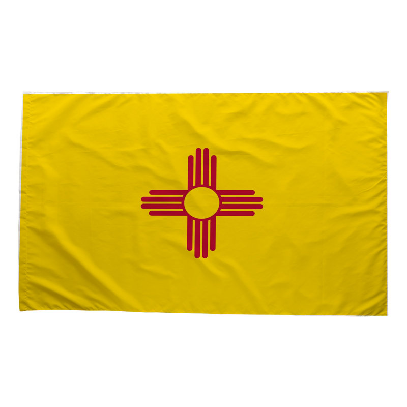 Drapeau de l'État du Nouveau-Mexique — Drapeau extérieur, H 36 po x l 60 po