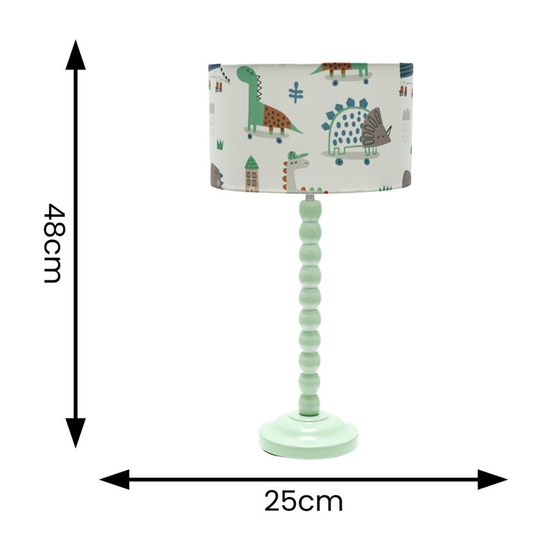 Linda Table Lamp, No, Green