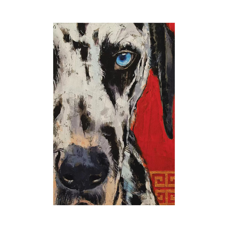 Dalmatian by Michael Creese - Wrapped Canvas Painting, 30.48 cm H x 45.72 cm W