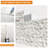 6-pack 3d Faux Stone Wall Panels, Waterproof Cement-texture Wainscoting Panels-124794212