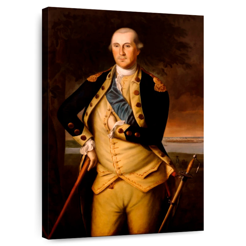 Lelar, général George Washington, H 51 po x l 34 po