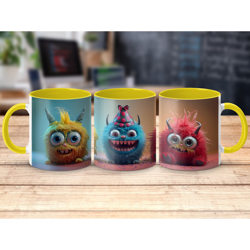 Ceramic Coffee Mug, Yellow