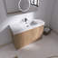  Quarnar 48" Freestanding Bathroom Vanity with Resin Sinks, 3 Soft-Close doors,Adjustable Shelf-946862109-946862105