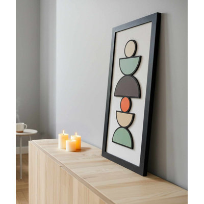 Decorative Framed MDF Painting