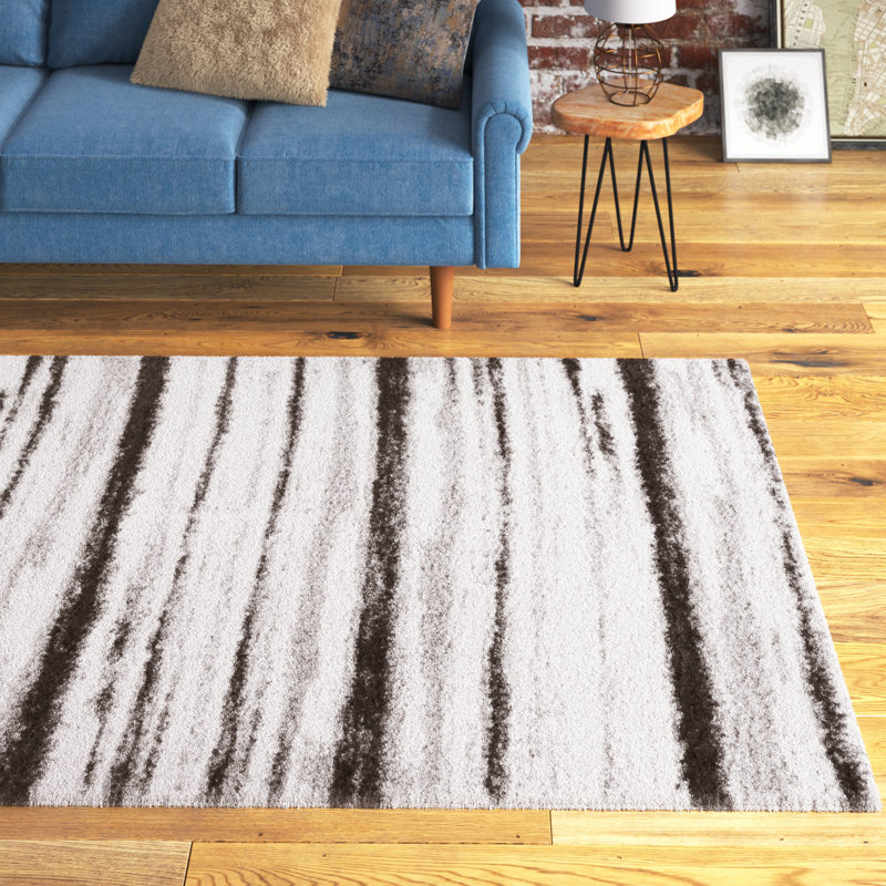 Tapis rayé Davyan Performance, Rectangle 8 pi x 10 pi