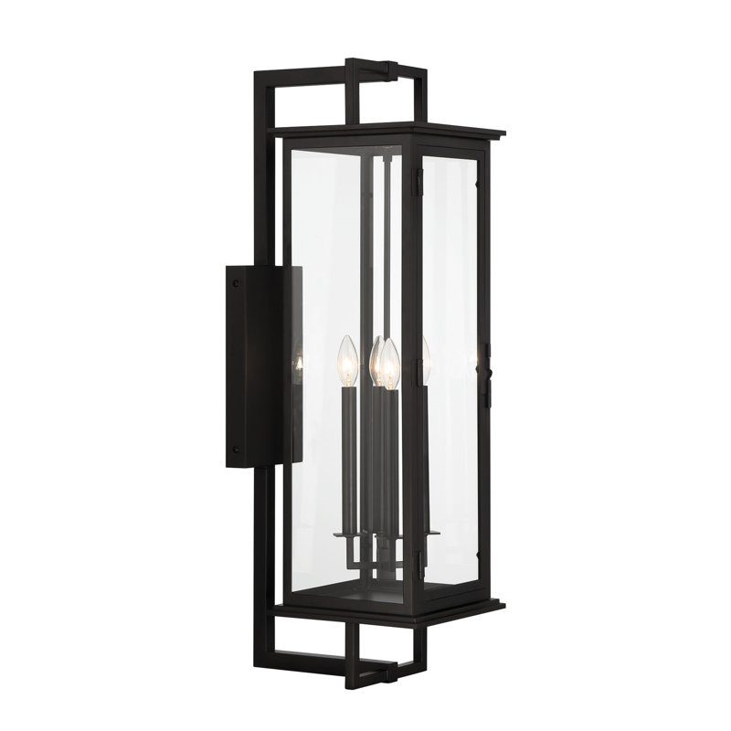 Luminaire mural d'extérieur 4 lumières Keefe - Grand, H 35,75 po x l 10 po x P 14,5 po