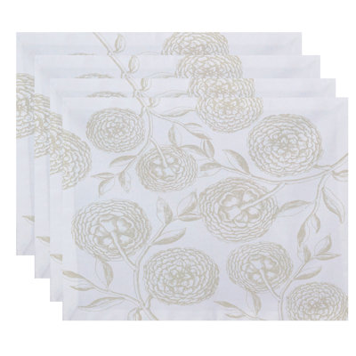 Alberts Polyester Floral Rectangle Placemat