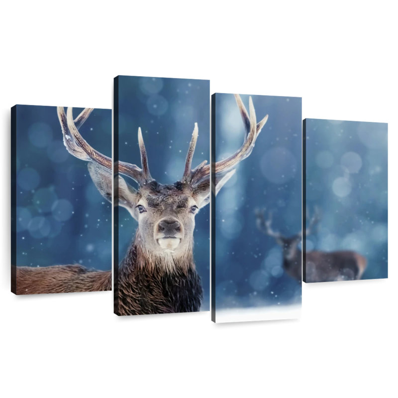 Brampt Male Noble Deer, 48" H x 75" W