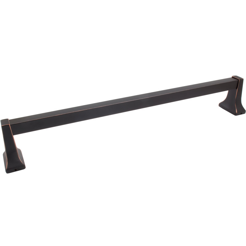 Barre à serviettes murale Lakewood, Bronze vintage, 2.2" H x 30.5" W x 2.45" D