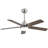 60 Inch Indoor Modern Ceiling Fan With 6 Speed Remote Control 3 Solid Wood Blade For Living Room-758443288