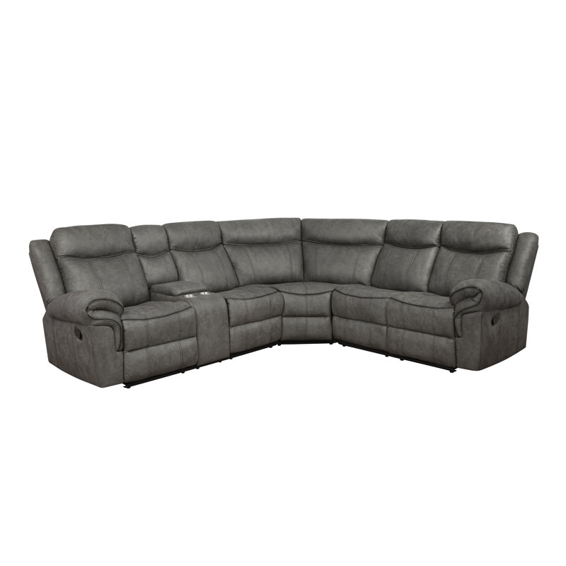Gideon Grey Manual Reclining Sectional