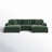 Cabbar 3-Piece Upholstered Sectional-757935698