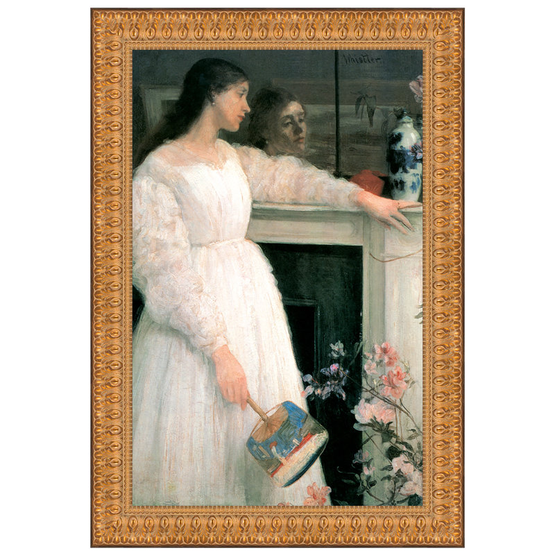 " Symphony In White No 2, 1864 " by James Abbott McNeill Whistler, 17" H x 13.5" W