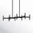 Martella 8 - Light Steel Dimmable Kitchen Island Geometric Chandelier-624163614